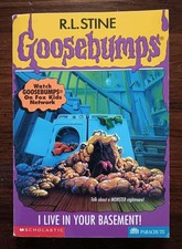 Goosebumps "#61 - I Live in Your Basement!" **First Edition**