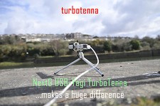 Antenna WiFi direzionale USB-Yagi TurboTenna ad alto guadagno NextG con MINI TREPPIEDE