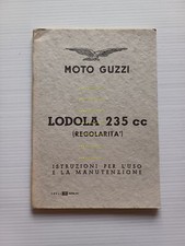Moto Guzzi Lodola 235 Regolarità 1960 manuale uso libretto istruzioni originale