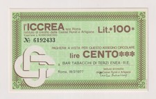 Miniassegni  18.02.77  BAR TABACCHI - Rif. ICCREA 233