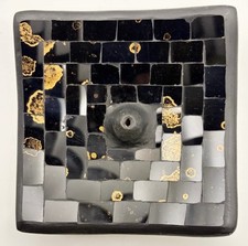 Porta Incenso Piattino Nero