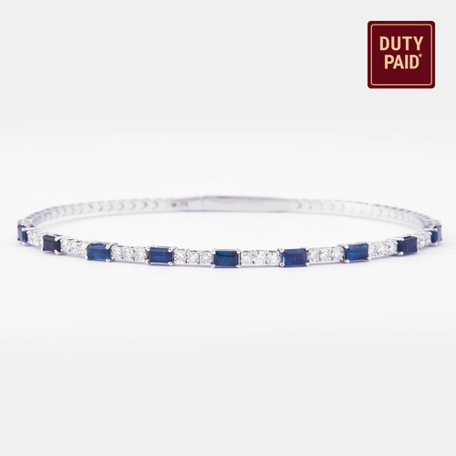 Bracciale zaffiro naturale - bracciale,