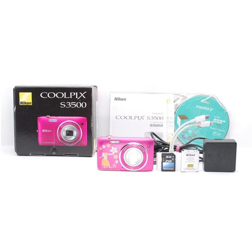 Nikon coolpix s3500 rosa - s3500,