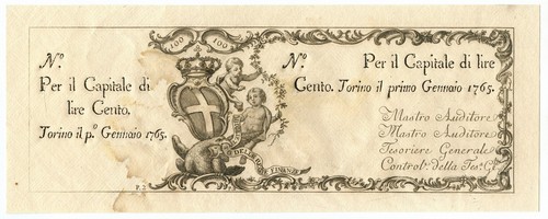 100 lire non - 100,