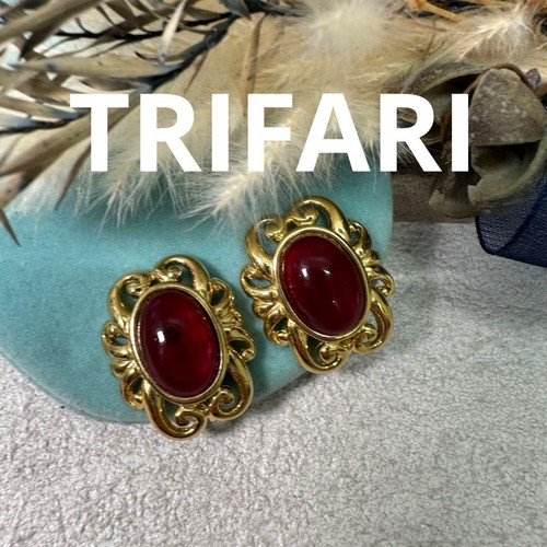 Orecchini trifari vintage oro - vintage,