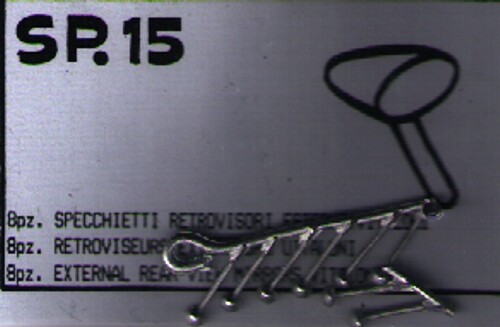 Accessori retrovisori - 1/43,