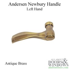 Maniglia porta Andersen Newbury per porta battente sinistra leva porta ottone antico