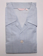 PIGIAMA UOMO DEREK ROSE - LARGE - PJ 100% COTONE - PREZZO DI LISTINO. £ 260 - PJS BLU e BIANCO