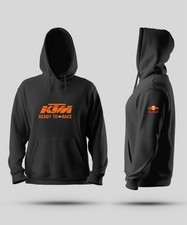 felpa con cappuccio  tributo KTM nera bianca xs s m l xl 2xl 3xl 4xl 5xl