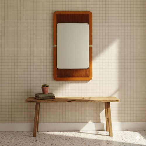 Specchio vintage cornice legno - cornice,