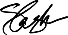 SLASH autograph VINYL DECAL