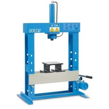 PRESSA IDRAULICA DA BANCO 10ton POMPA A MANO MANUALE 2 VELOCITÀ 153 OMCN