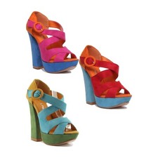 Sandali Alti Con Tacco A