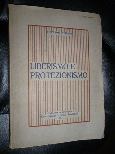 Epicarmo corbino liberismo - corbino,