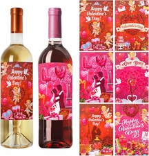 48 Etichette per Bottiglie Di