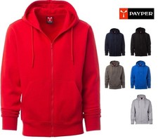FELPA IN PILE DA UOMO PAYPER PONTIAC CON CAPPUCCIO E ZIP INTERA S-5XL