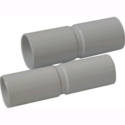 Manicotto tubo pvc - pvc, grigio