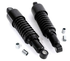 Ammortizzatore progressivo regolabile nero per Harley Honda Suzuki abbassamento