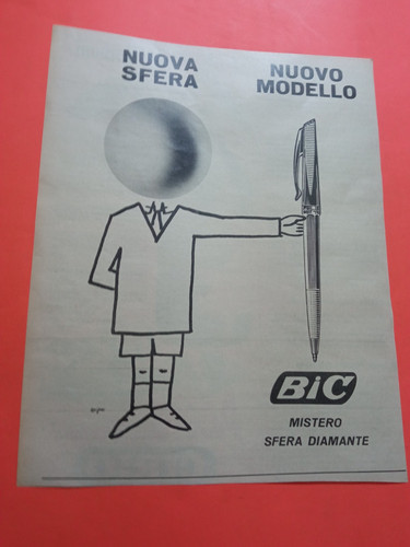 Pubblicita 1961 nuova penna - pubblicita',