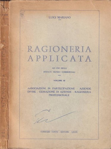 Ragioneria applicata uso - ragioneria,