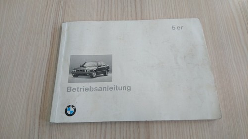 Bmw e34 manuale istruzioni - bmw,