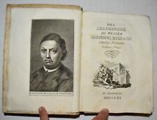 DECAMERONE - fig. 1761 - BOCCACCIO - 2 volumi