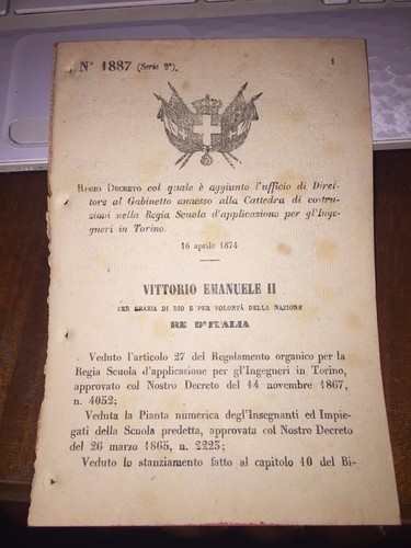 Regio decreto agg ufficio - decreto,