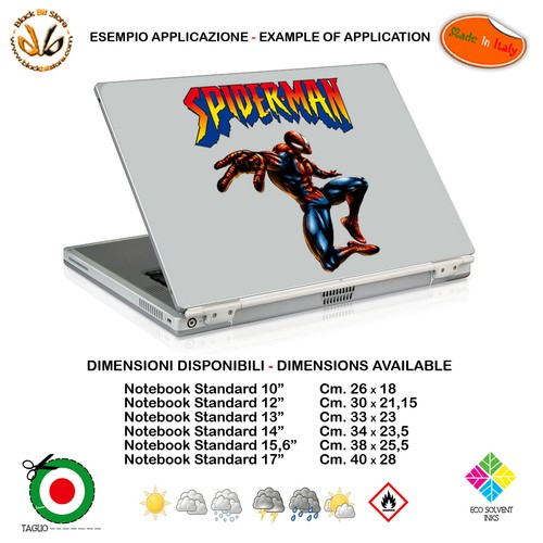 Spiderman adesivo notebook