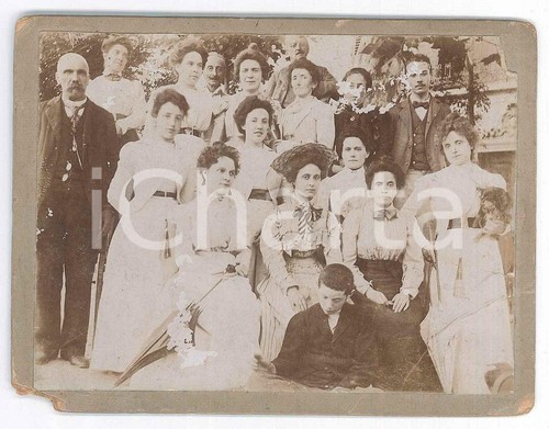 1900 costume italia gruppo - ca,