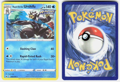 Rapid strike urshifu 044 - urshifu, 044/198