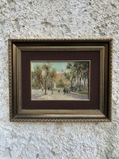Quadro -Villa Comunale- Vincenzo Laricchia dipinto a olio