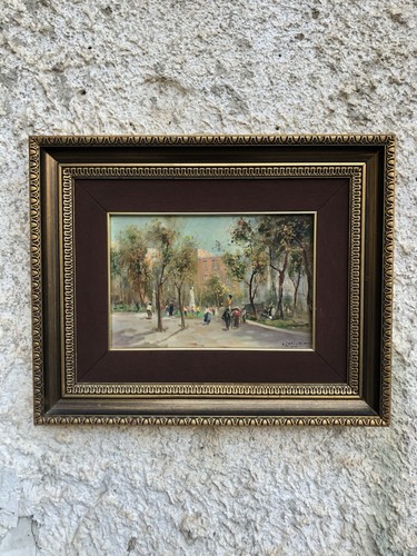 Quadro villa comunale - quadro, -villa