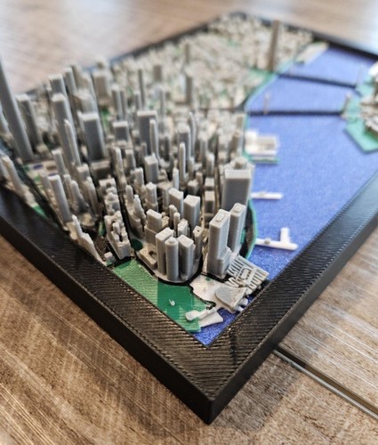 Topografia manhattan stampata - manhattan,