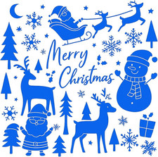 6 Stencil Spray per Neve per