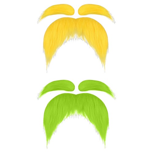 Sopracciglia finte con - barba, e