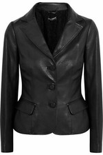 Blazer da donna in pelle di