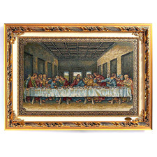 Arazzo da Parete Arazzi Stile Antico Quadro La Ultima Cena di Leonardo Da Vinci