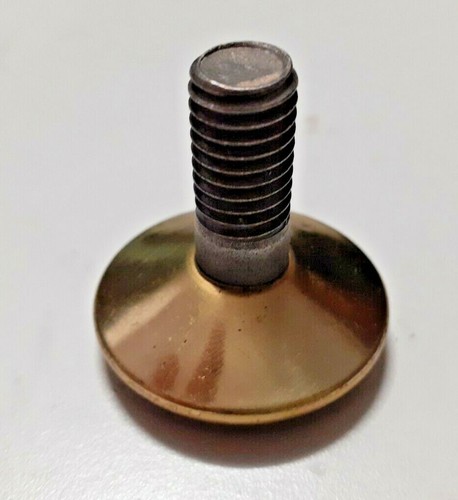 Piedino filettato ottone - piedino,
