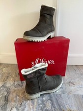 Stivaletti s. Oliver, Caldi, Dark Olive, numero 38 - usati un paio di volte