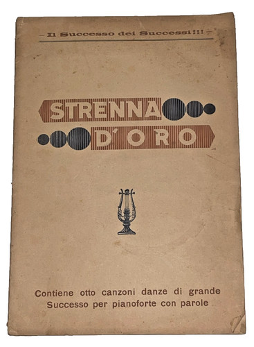 Strenna oro spartiti - d’oro,