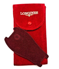 SACCHETTO PER OROLOGI LONGINES VELLUTO CON PATTINA INTERNA 7X13.5mm CON BOTTONE