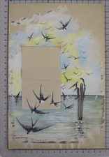 VECCHIO DIPINTO ACQUERELLO