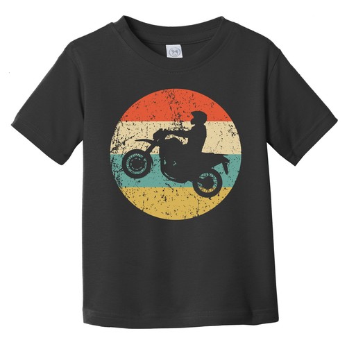 Shirt retrò icona motocross - icona,