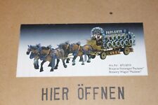 Figurine Distler Birrificio Carro delle Feste Paulaner 1:24 nuove in confezione originale 55 cm figurine di latta