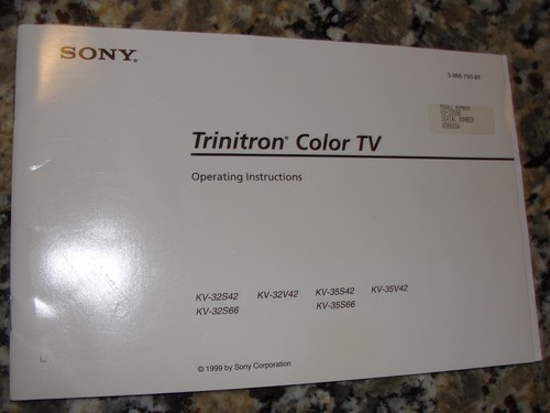 Sony trinitron color - trinitron, tv