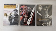 3x DVD concerti Jazz Chet Baker live 64 79 Miles Davis Montreal 88 John Coltrane