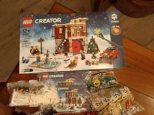 LEGO Creator Expert 10263 Stazione dei Pompieri Invernale Usato completo