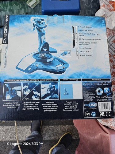 Joystick saitek cyborg evo - joystick,