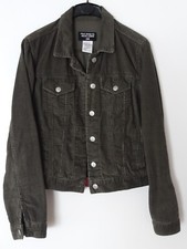  Polo JEANS CO. Ralph Lauren GIACCA VELLUTO VERDE OLIVA TAGLIA M USATO DONNA