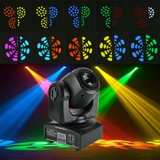 30w Dmx512 Testa Mobile Rotante Proiettore Led Rgb Effetti Disco Discoteca cir